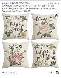 New Never Use 4 Pillow Covers $20
