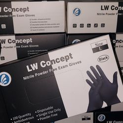 Black Nitrile Exam Gloves