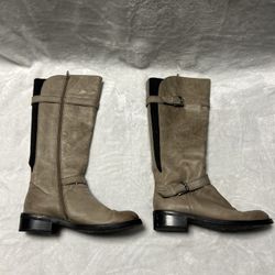 Women’s Chocolat Blu brown leather knee-high riding boots size 7.5