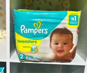 Pampers diapers assorted sizes   $7.50 each