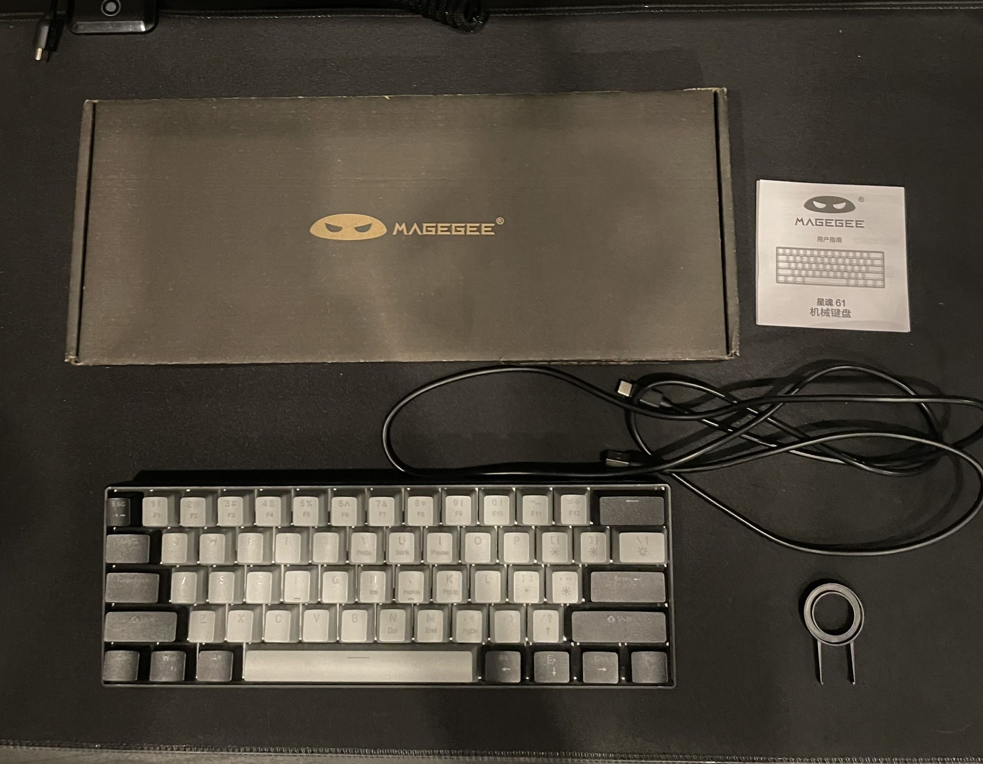 MageGee Portable Blue Switch 60% Mechanical Gaming Keyboard