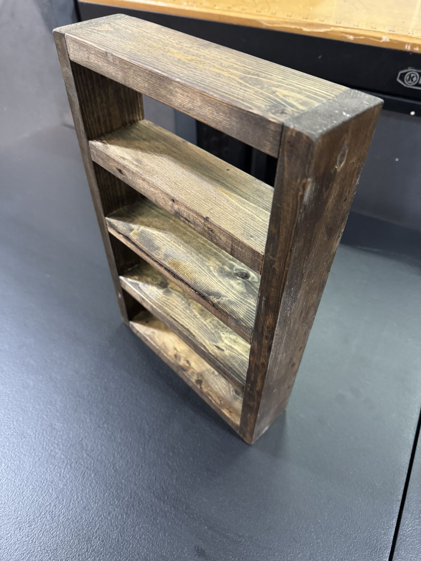 Sunglass / Glasses Shelf - Wall Mounted Solid Wood 4 - 5 Shelf Piece