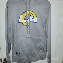 NFL Apparel. Los Angeles Rams Sweater Hoodie. Football Men's Hoodie. Sueter