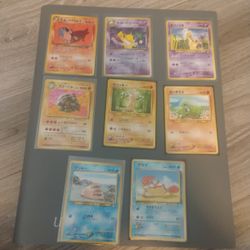 Pokemon Cards (Japanese Vintage)