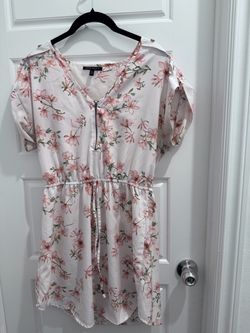 New Glory Floral Mini Dress