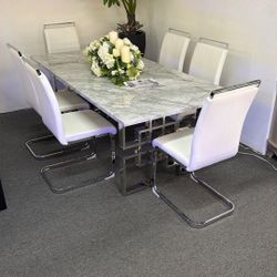 Formal Dining Table (Marble Material)