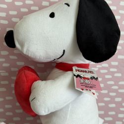 Snoopy Valentines Day plush 