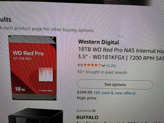 WD red pro NAS internal hard drive