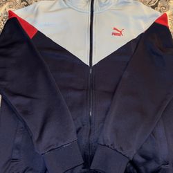 Puma MCS Tracksuit Mens Size Large/w Both Jacket &pants