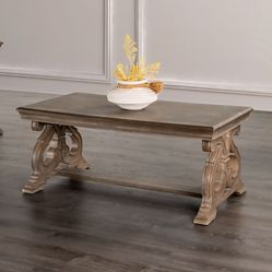 Coffee table Weathered Oak Finish, New Especial price