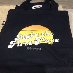 Bumble Dating App Merch Reusable Bag Tote