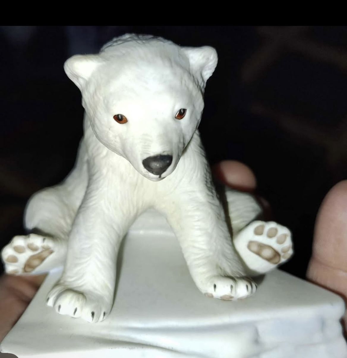 1991 Lenox "Polar bear club" fine porcelain figurine
