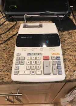Sharp desk calculator
