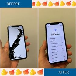 iphone  12 11 & all samsung s and note screens , batteries