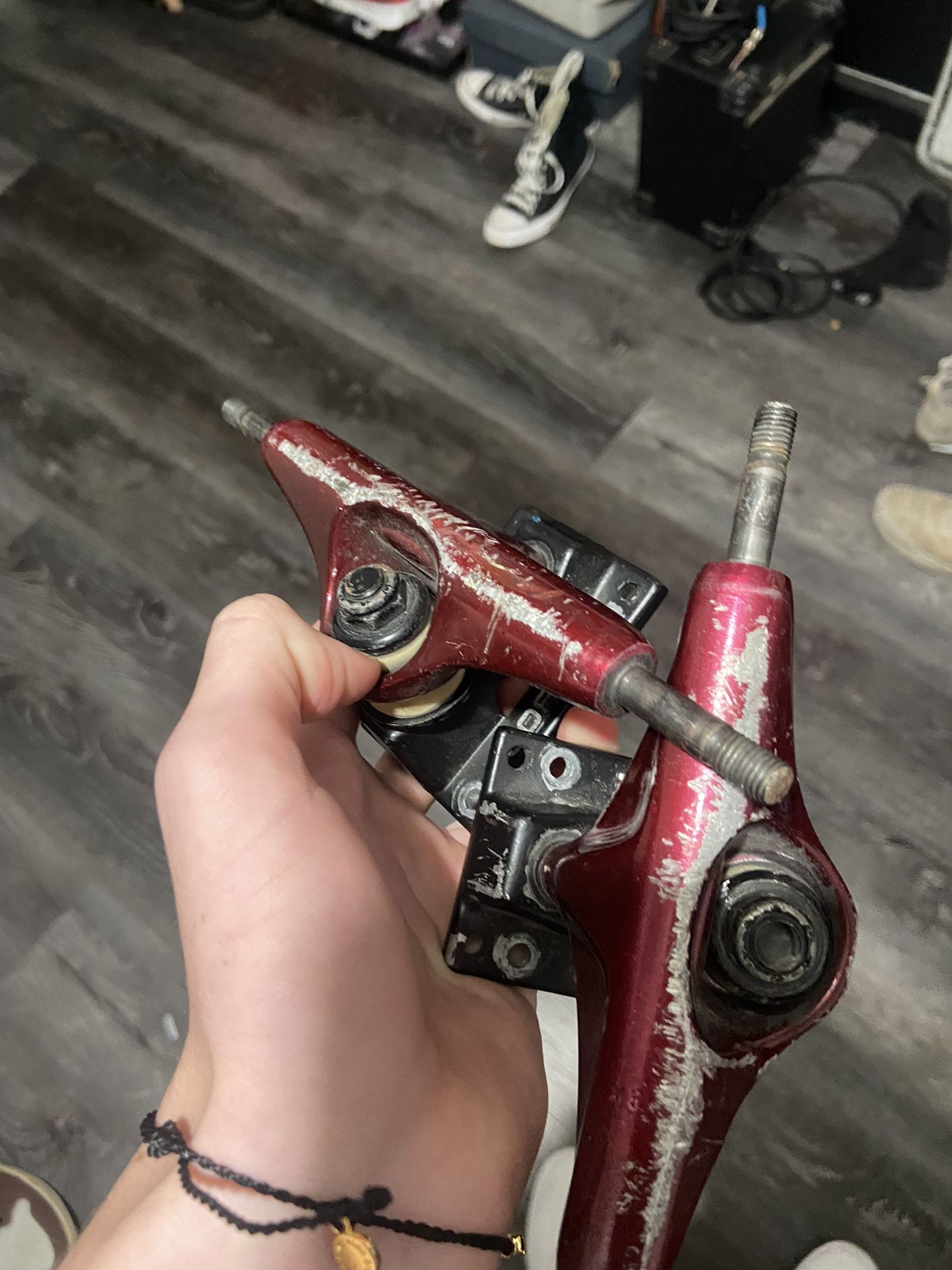 Two Pairs Of Trucks For Skate Board