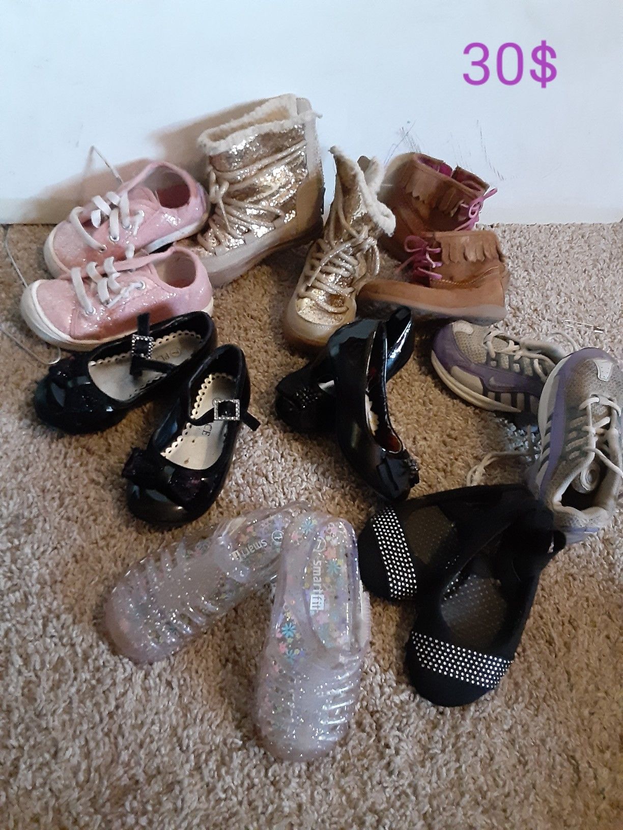 30$ for all size 7 toddler