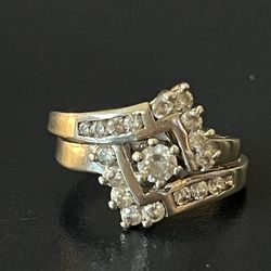 .REDUCED!! 925 sterling silver bridal set