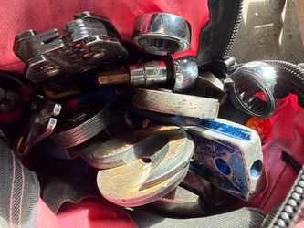Tool box with electrical tools