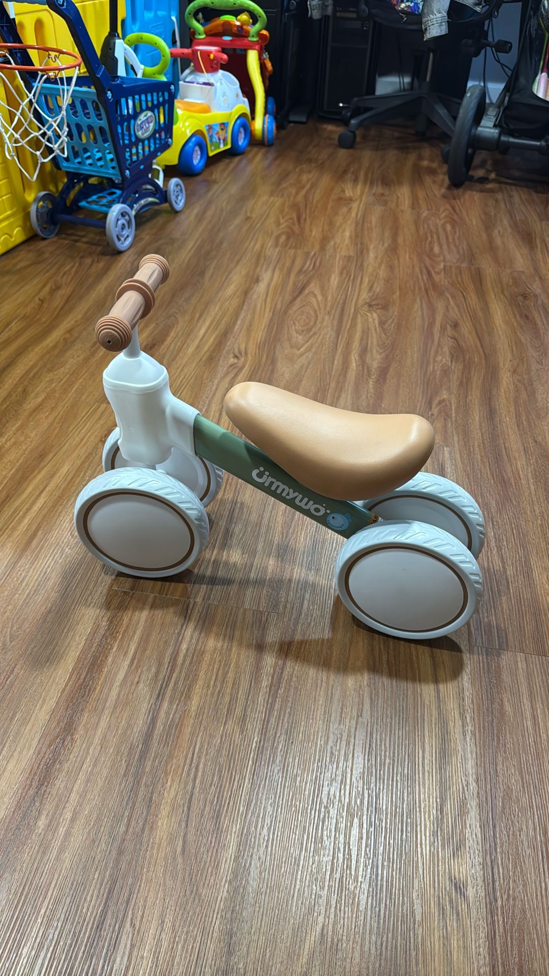 Brand New Baby Balance Bike β Toddler 4-Wheel Ride-On