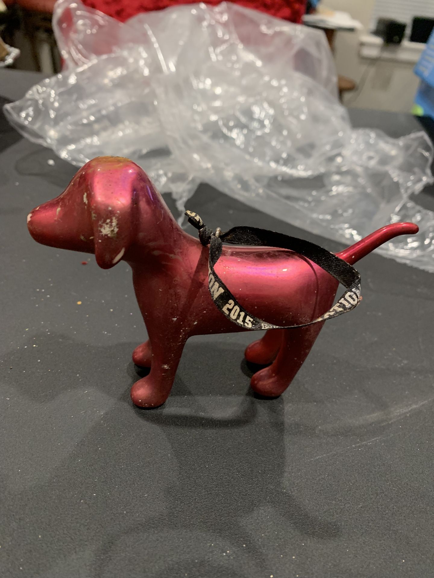 COLLECTIBLE HOT PINK VICTORIA SECRET ORNAMENT 