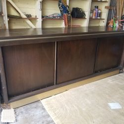 Mid Century Modern Entertainment center Console Stand 