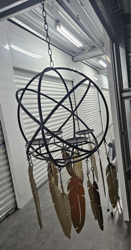 Hanging Metal Candle Holder $8