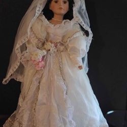 Vintage Bridal Doll