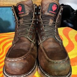 Sureway Dark Brown Composite Toe Boots - Men's 8