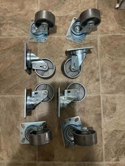 Heavy Duty Swivel Caster Wheels Set of 8