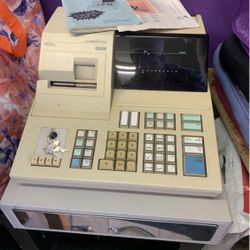 Business Cash Register Tape Receipt W/ Manuals.