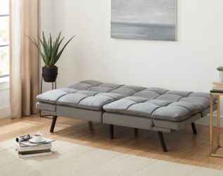 72” memory foam futon bed