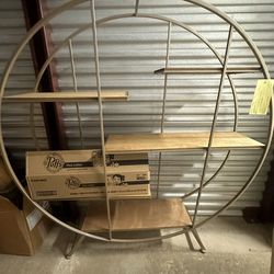 Circular Book Or Plant Shelf