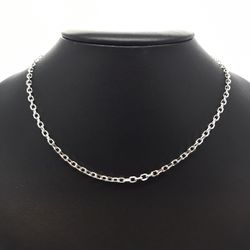 White Gold Chain Link 14K Solid New