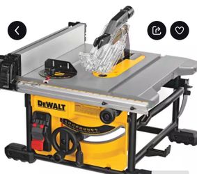 DEWALT 15 Amp Corded 8-1/4 in. Compact Portable Jobsite Tablesaw (Stand Not Included)