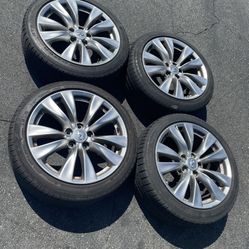 4 - 225/45r18 5x114.3 5x4.5 Stock Enkei Infiniti M37 M45 FX45 G35 G37 Q50 Altima Camry Accord Tacoma Wheels Rims Good 80% Treads Tires!!