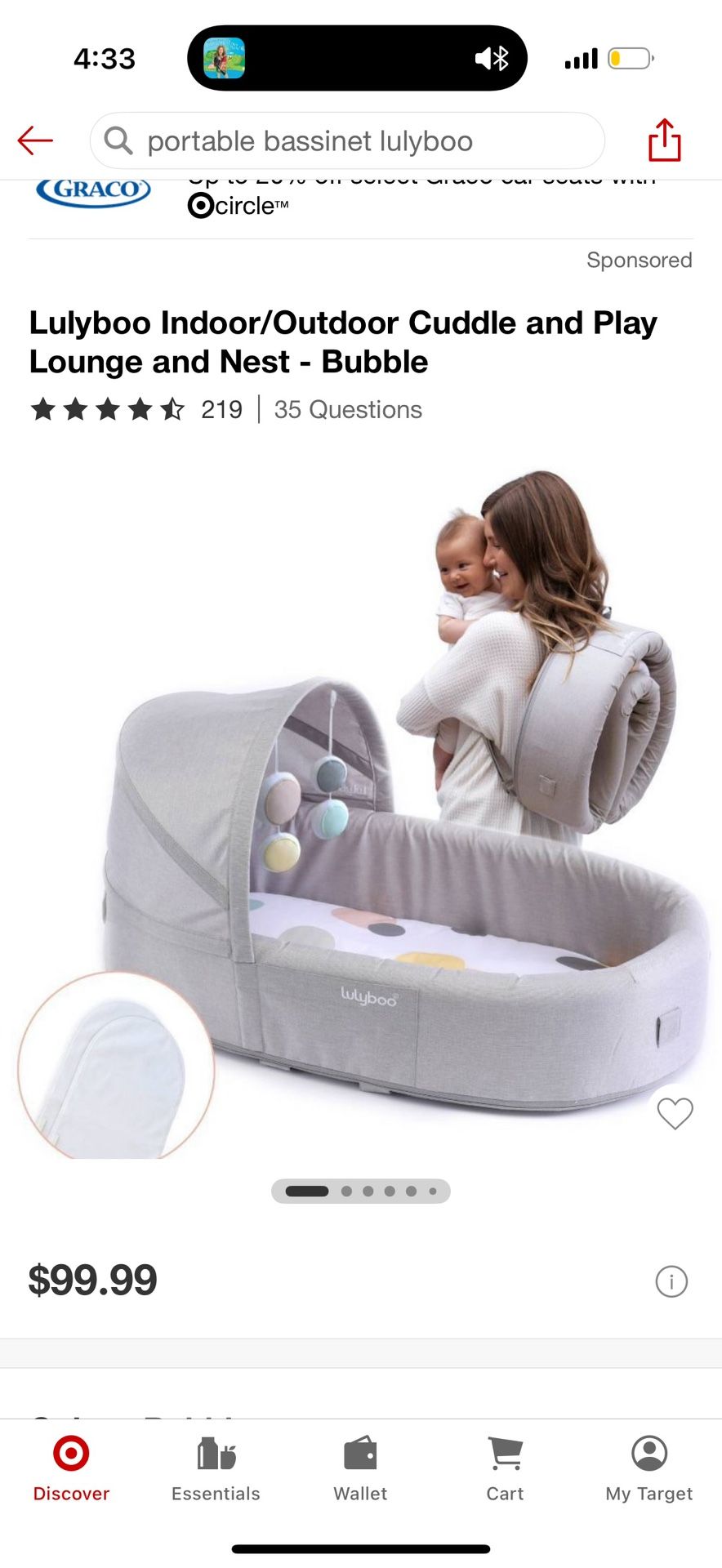 LULYBOO Lounger BRAND NEW