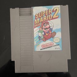 Super Mario Brothers 2 Nintendo NES Authentic 1985 