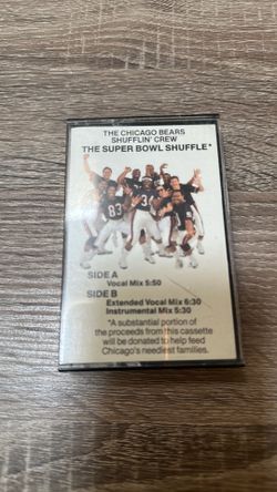 1986 Chicago Bears Super Bowl Shuffle Cassette Tap