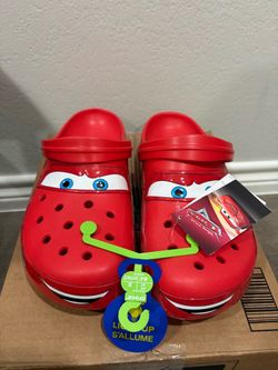 Disney Cars Lightning McQueen Crocs Size 12 M