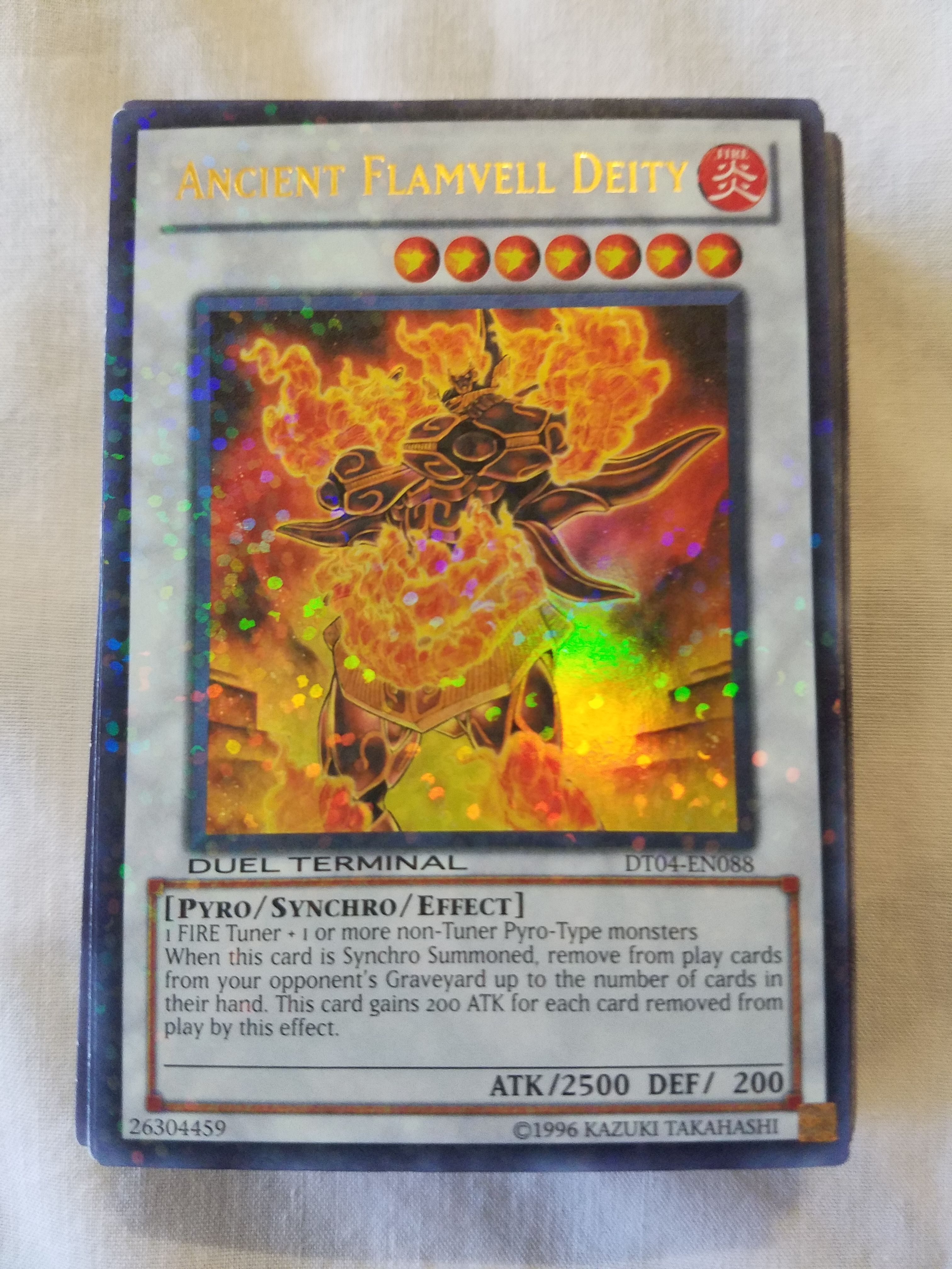 Pyro Fire Yugioh Card Deck (52 Cards)