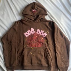 Brown Sp5der Hoodie