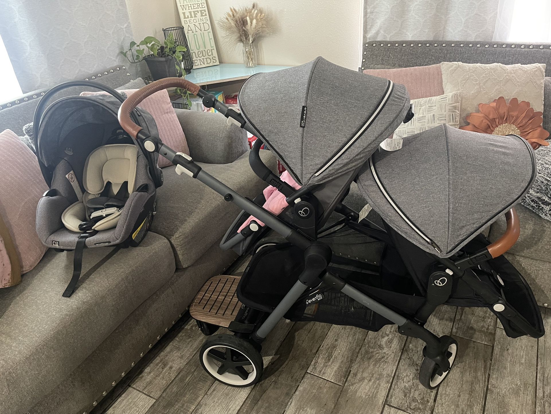evenflo gold pivot xpand double stroller