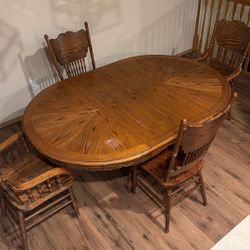 Oak Dining Set