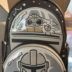 NWT - Disney Parks Bag Mando and Grogu Loungefly