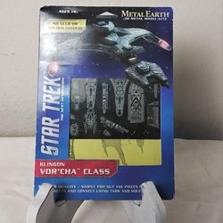 3D Metal Model Metal Earth Star Trek Klingon Vor'Cha Class