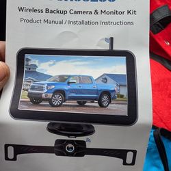 Reverse Camera System With Monitor For Car New