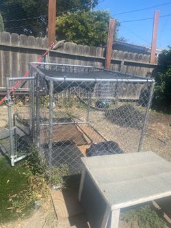 Built dog kennel