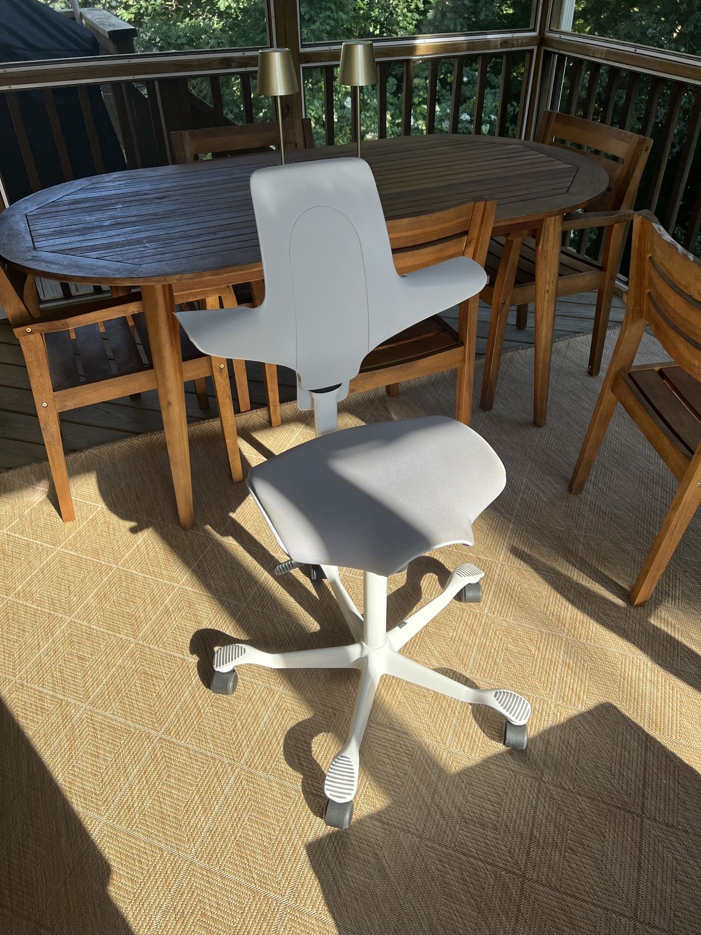 HAG Capisco Office Chair - Fully Upholstered Seat
