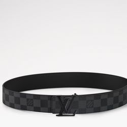 Black Louis Vuitton Belt