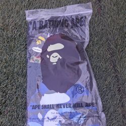 Bathing Ape(Bape) Black And Blue Shirt Size M